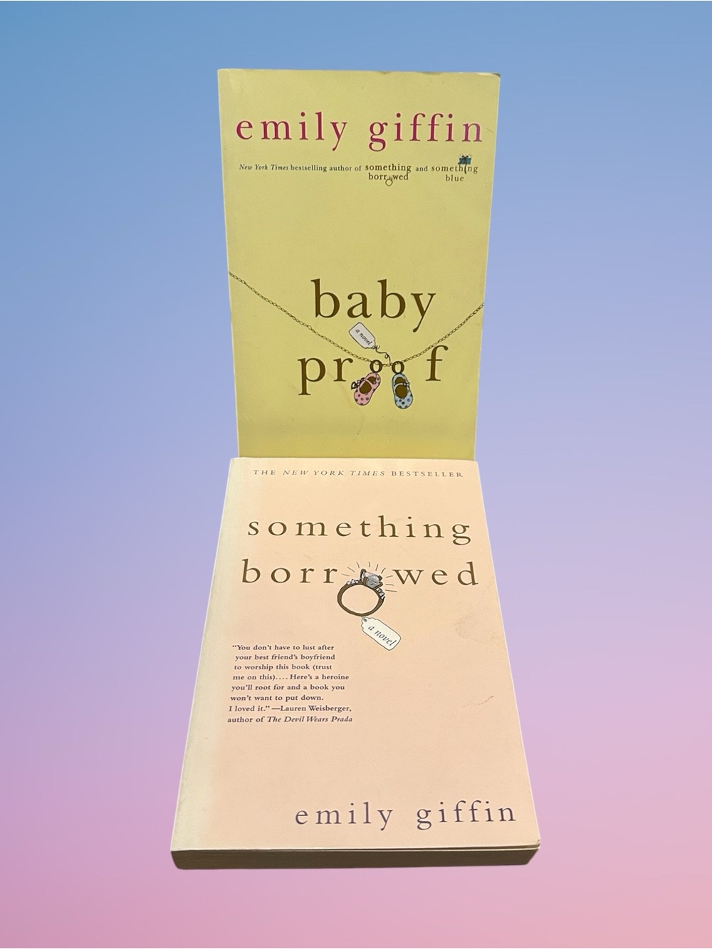 Emily Giffin Book Bundle: Something Borrowed & Baby Proof PB Lot
